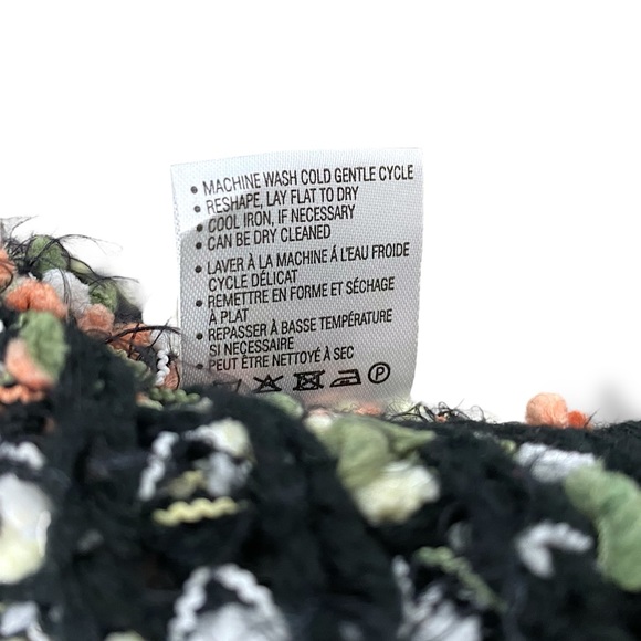 Anthropologie La Fee Verte Boho Eyelash Open Cardigan Shawl Sweater - Picture 13 of 13